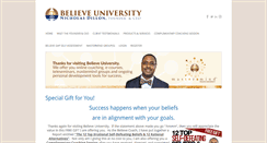 Desktop Screenshot of believeuniversity.net